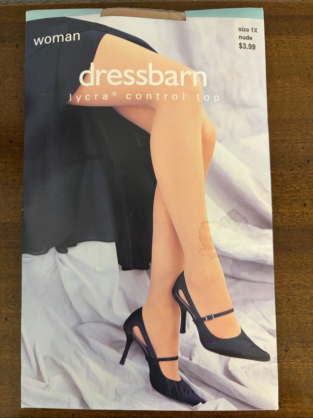 dressbarn Nude Sheer Lycra Control Top Hosiery Pantyhose NWT